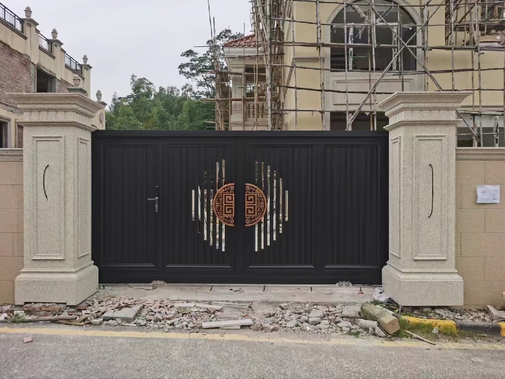 鋁藝電動門-PK8-198